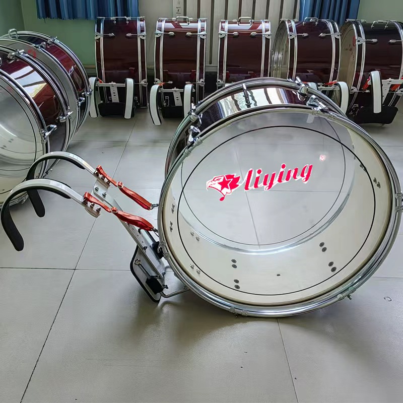 丽鹰牌合金座油皮出口装背架大鼓  型号：LY-H2 650.00